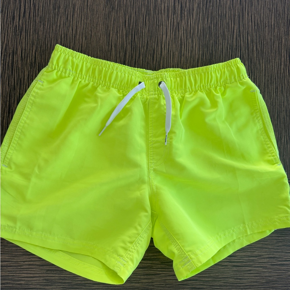 Neon Yellow Swim Shorts